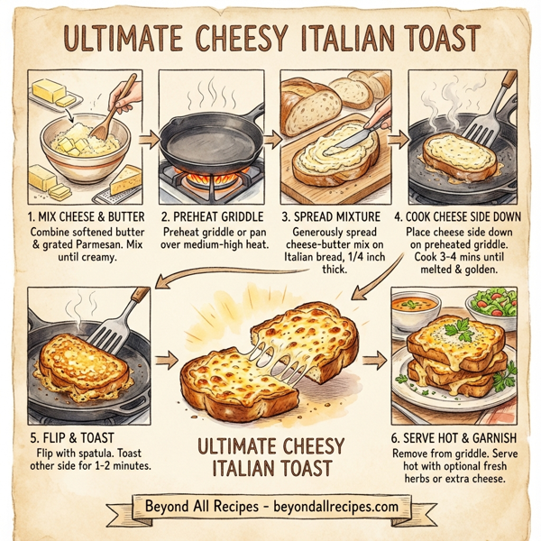 Ultimate Cheesy Italian Toast instructions