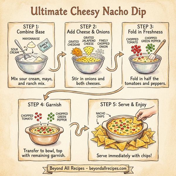 Ultimate Cheesy Nacho Dip instructions
