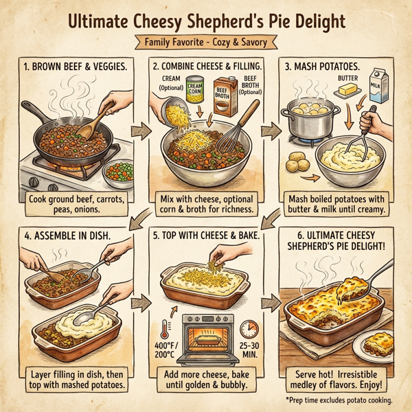 Ultimate Cheesy Shepherd's Pie Delight instructions