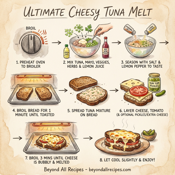 Ultimate Cheesy Tuna Melt instructions