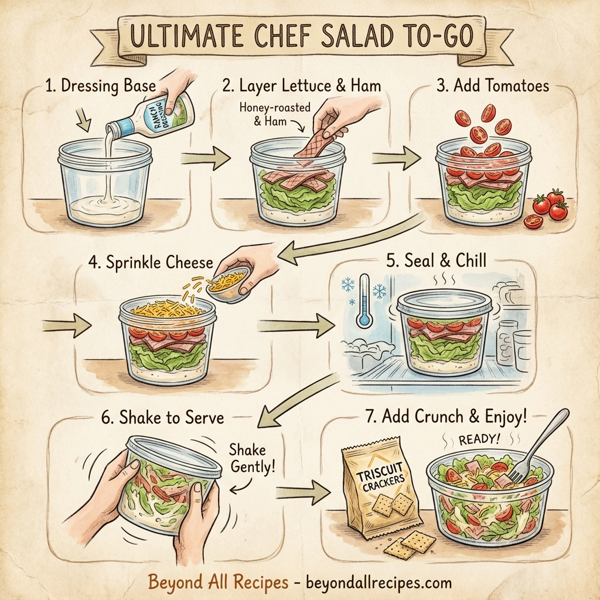 Ultimate Chef Salad To-Go instructions