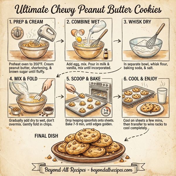 Ultimate Chewy Peanut Butter Cookies instructions