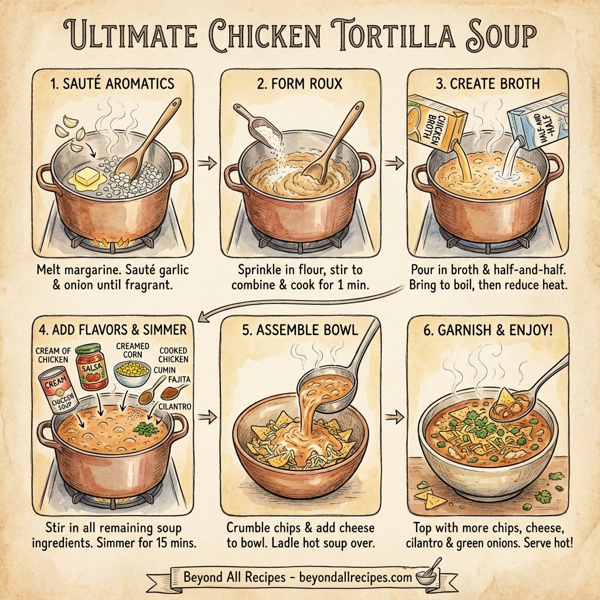 Ultimate Chicken Tortilla Soup instructions
