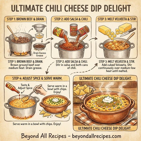 Ultimate Chili Cheese Dip Delight instructions