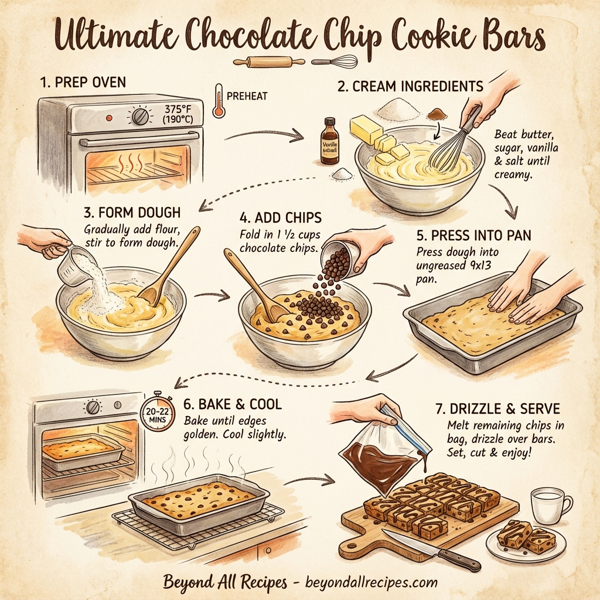 Ultimate Chocolate Chip Cookie Bars instructions