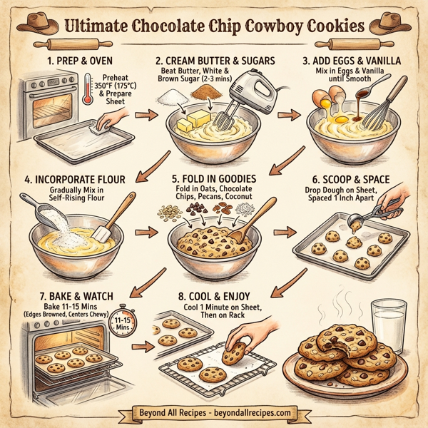 Ultimate Chocolate Chip Cowboy Cookies instructions