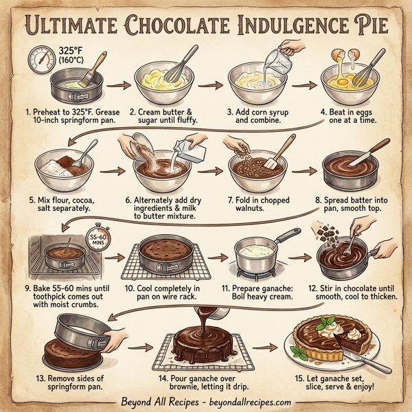 Ultimate Chocolate Indulgence Pie instructions