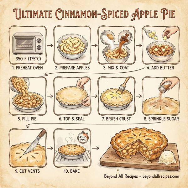 Ultimate Cinnamon-Spiced Apple Pie instructions