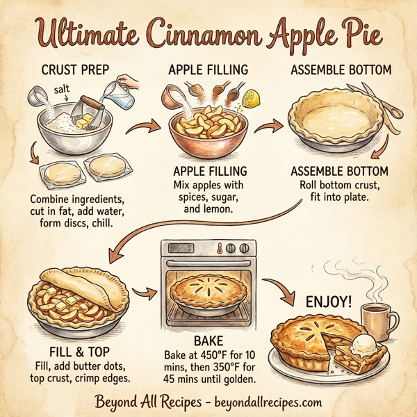 Ultimate Cinnamon Apple Pie instructions