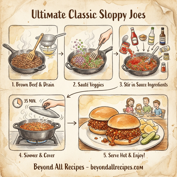 Ultimate Classic Sloppy Joes instructions