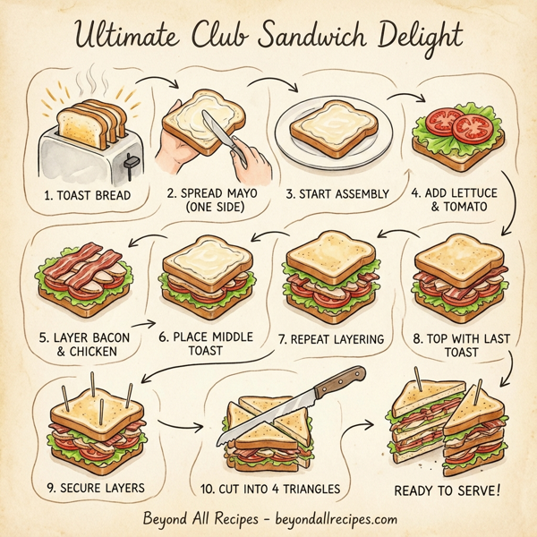 Ultimate Club Sandwich Delight instructions