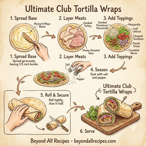 Ultimate Club Tortilla Wraps instructions