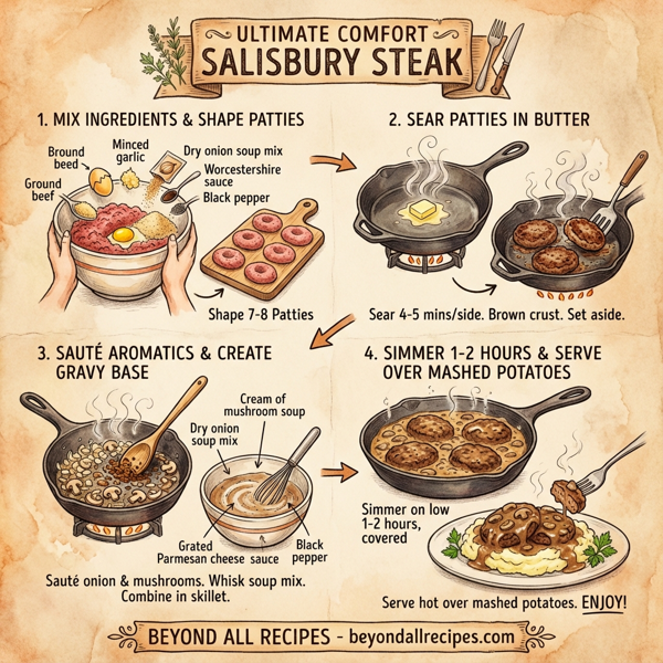 Ultimate Comfort Salisbury Steak instructions