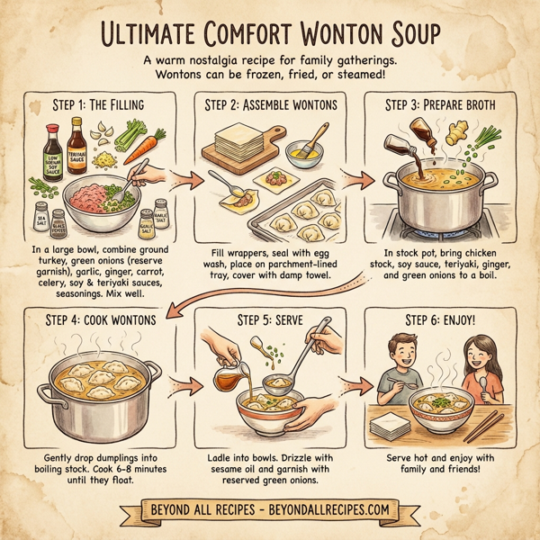 Ultimate Comfort Wonton Soup instructions