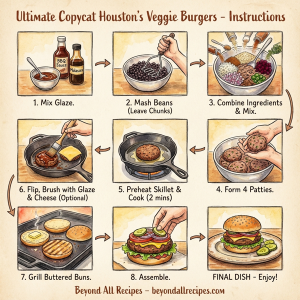 Ultimate Copycat Houston's Veggie Burgers instructions