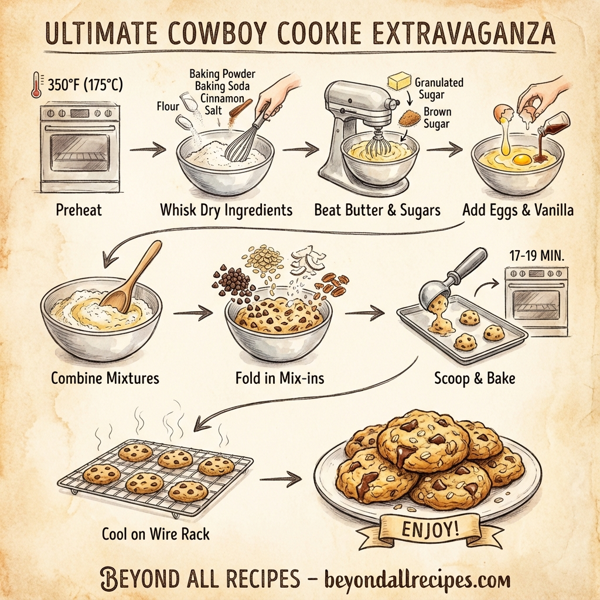 Ultimate Cowboy Cookie Extravaganza instructions