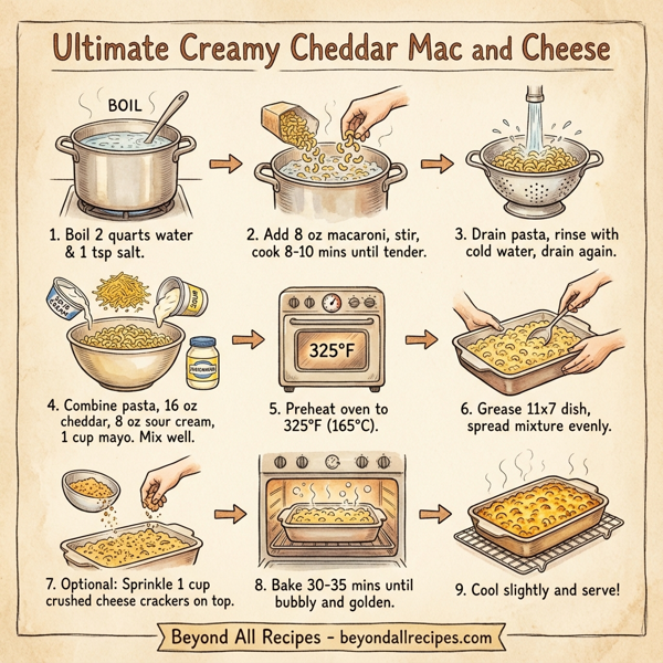 Ultimate Creamy Cheddar Mac and Cheese instructions