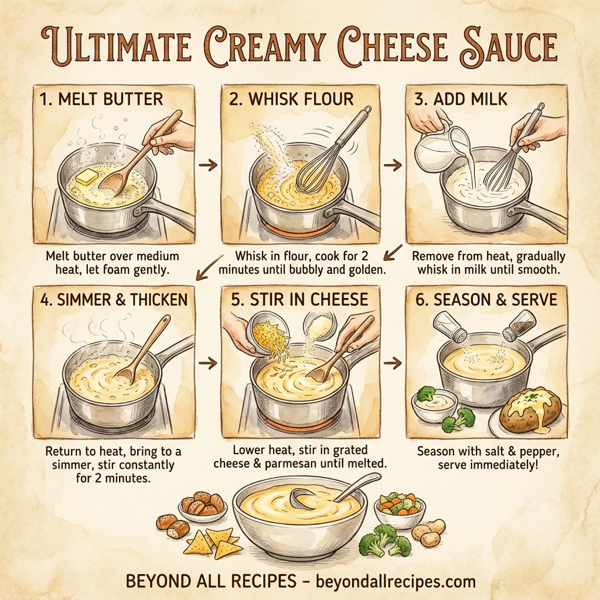 Ultimate Creamy Cheese Sauce instructions