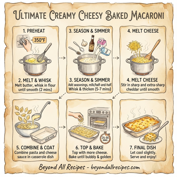 Ultimate Creamy Cheesy Baked Macaroni instructions