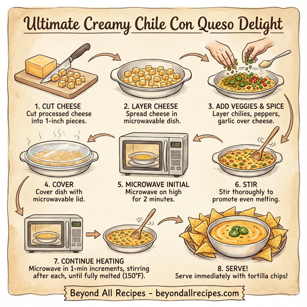 Ultimate Creamy Chile Con Queso Delight instructions