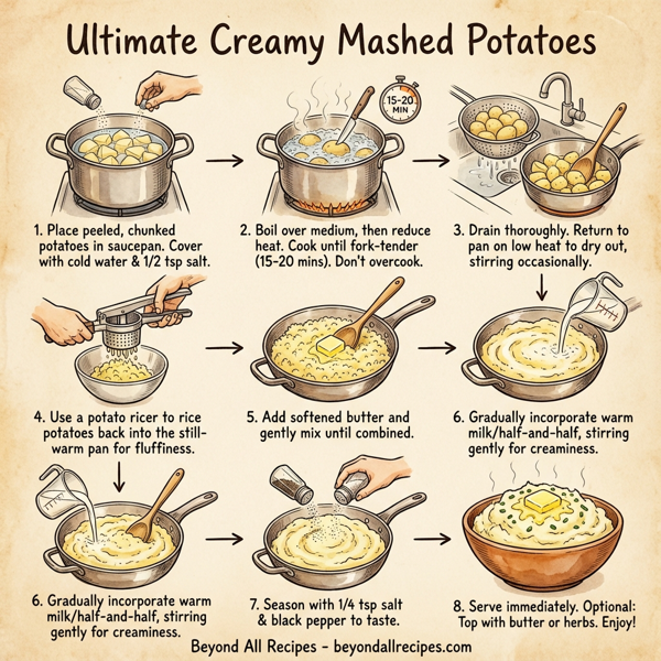 Ultimate Creamy Mashed Potatoes instructions