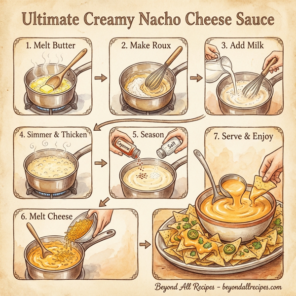 Ultimate Creamy Nacho Cheese Sauce instructions