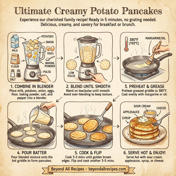 Ultimate Creamy Potato Pancakes instructions