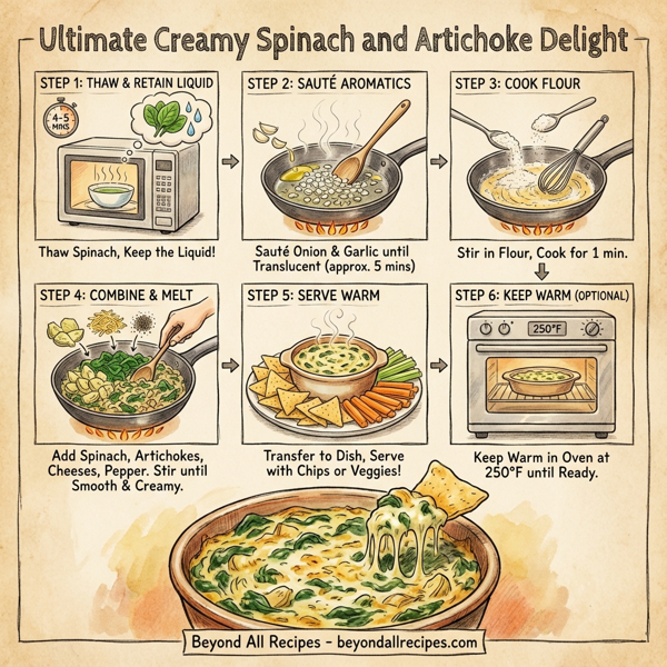 Ultimate Creamy Spinach and Artichoke Delight instructions