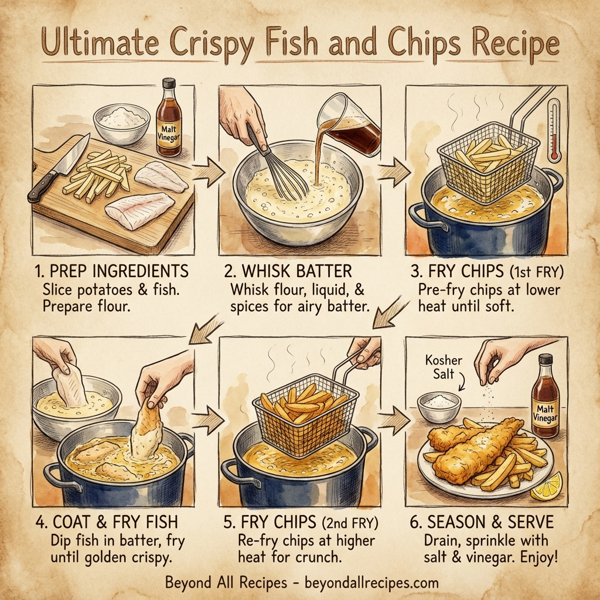 Ultimate Crispy Fish and Chips instructions