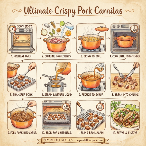 Ultimate Crispy Pork Carnitas instructions