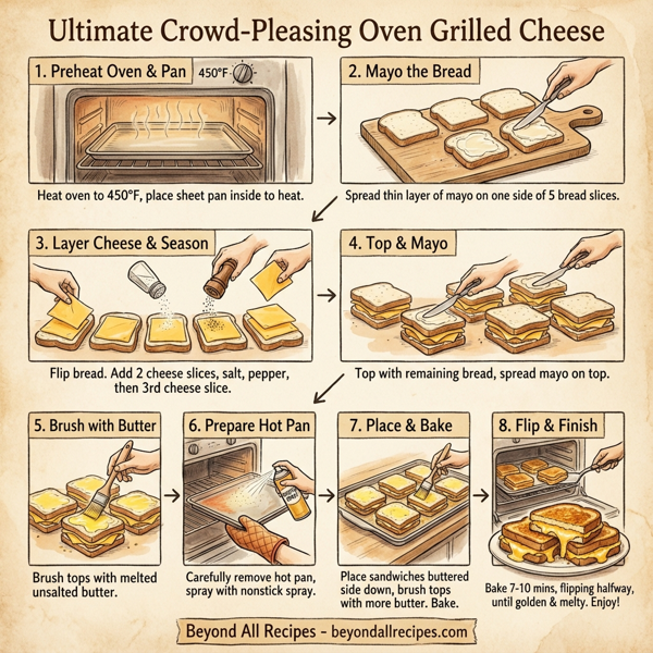 Ultimate Crowd-Pleasing Oven Grilled Cheese instructions