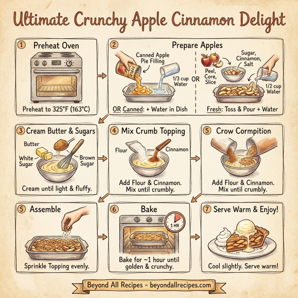 Ultimate Crunchy Apple Cinnamon Delight instructions