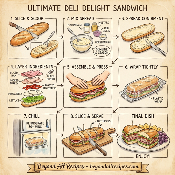 Ultimate Deli Delight Sandwich instructions