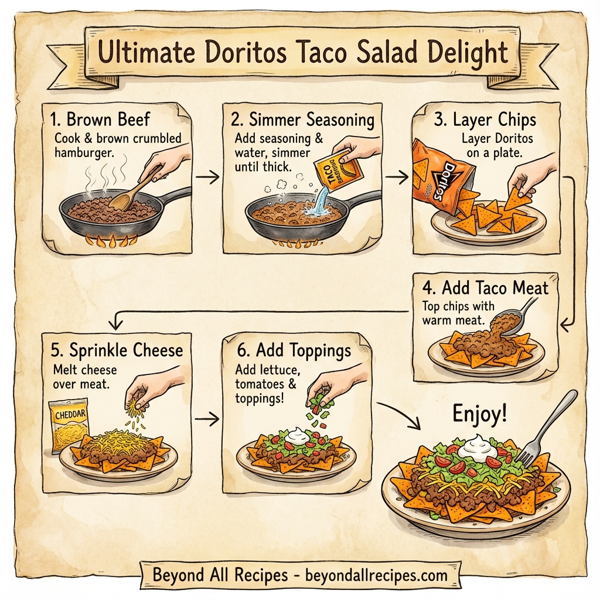 Ultimate Doritos Taco Salad Delight instructions