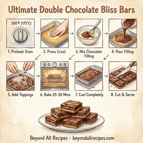 Ultimate Double Chocolate Bliss Bars instructions