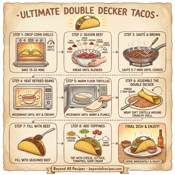 Ultimate Double Decker Tacos instructions