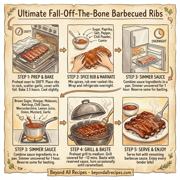 Ultimate Fall-Off-The-Bone Barbecued Ribs instructions
