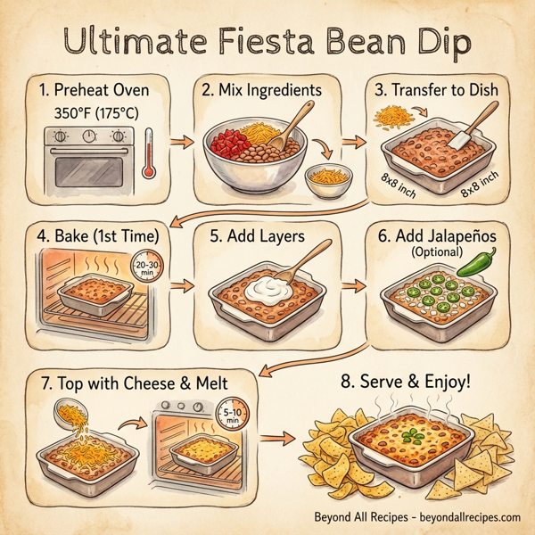 Ultimate Fiesta Bean Dip instructions