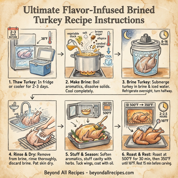 Ultimate Flavor-Infused Brined Turkey instructions