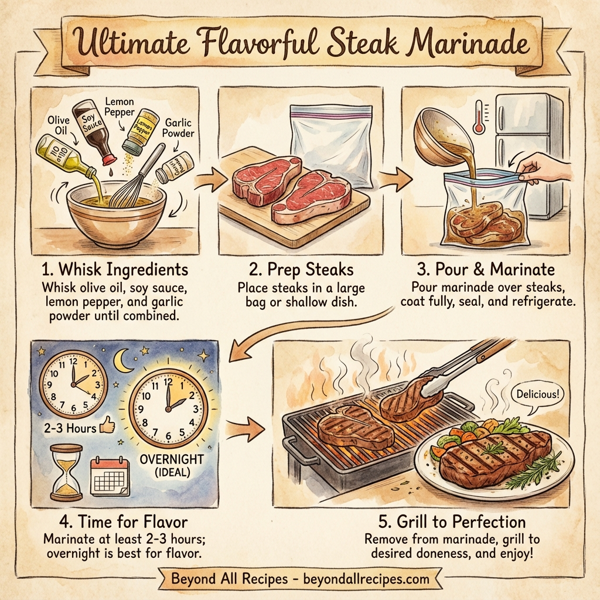 Ultimate Flavorful Steak Marinade instructions