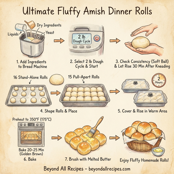 Ultimate Fluffy Amish Dinner Rolls instructions