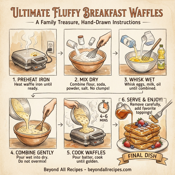 Ultimate Fluffy Breakfast Waffles instructions