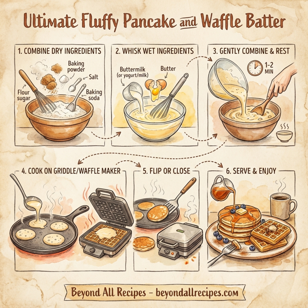 Ultimate Fluffy Pancake and Waffle Batter instructions