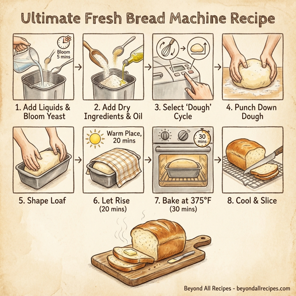 Ultimate Fresh Bread Machine Recipe instructions