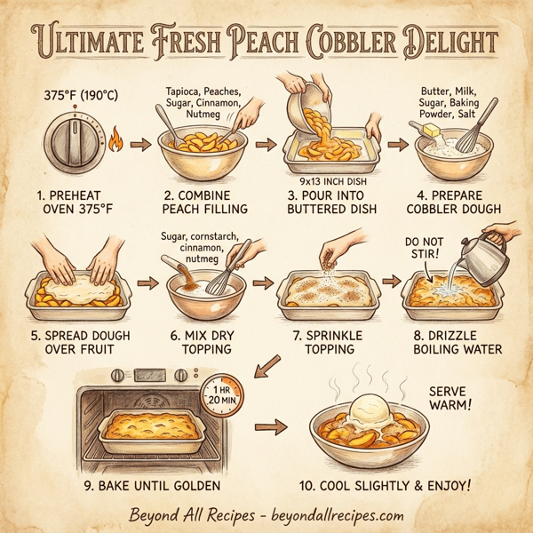 Ultimate Fresh Peach Cobbler Delight instructions