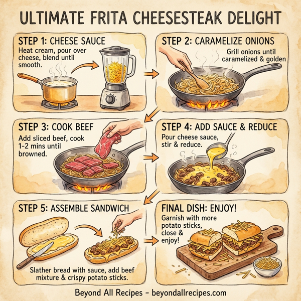 Ultimate Frita Cheesesteak Delight instructions