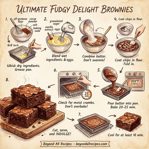 Ultimate Fudgy Delight Brownies instructions
