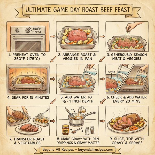Ultimate Game Day Roast Beef Feast instructions