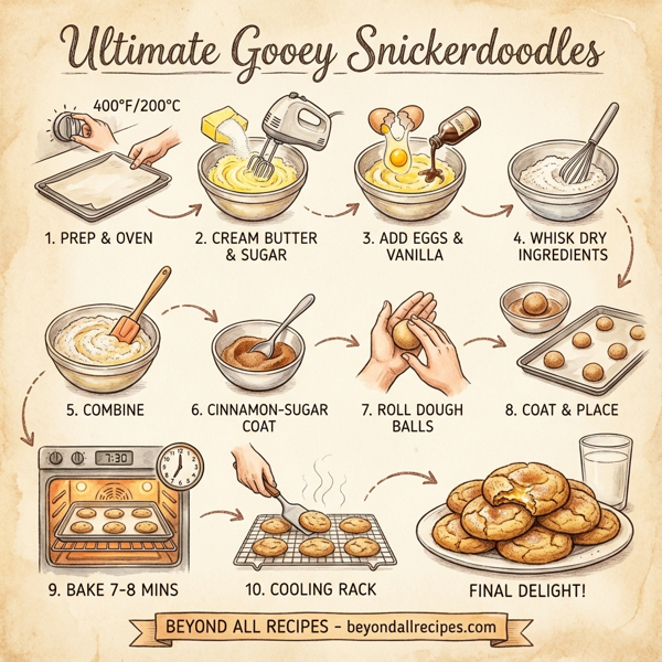 Ultimate Gooey Snickerdoodles instructions