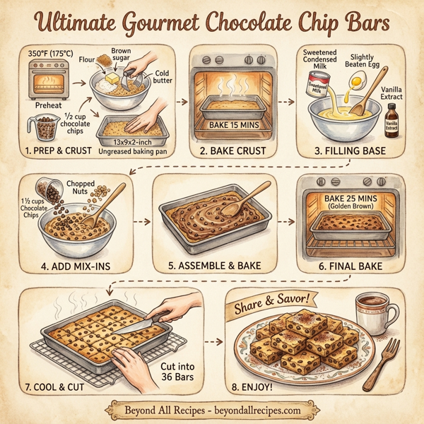 Ultimate Gourmet Chocolate Chip Bars instructions